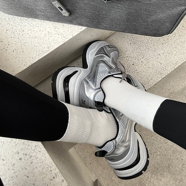 Damen Sportliche Lauf-Sneaker mit atmungsaktivem Mesh-Obermaterial und dämpfender Sohle EB