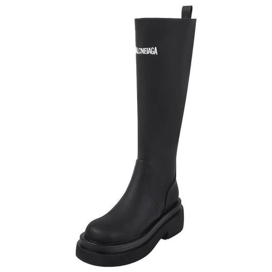Damen Strapazierfähige und modische Stiefel mit hohem Schaft EB