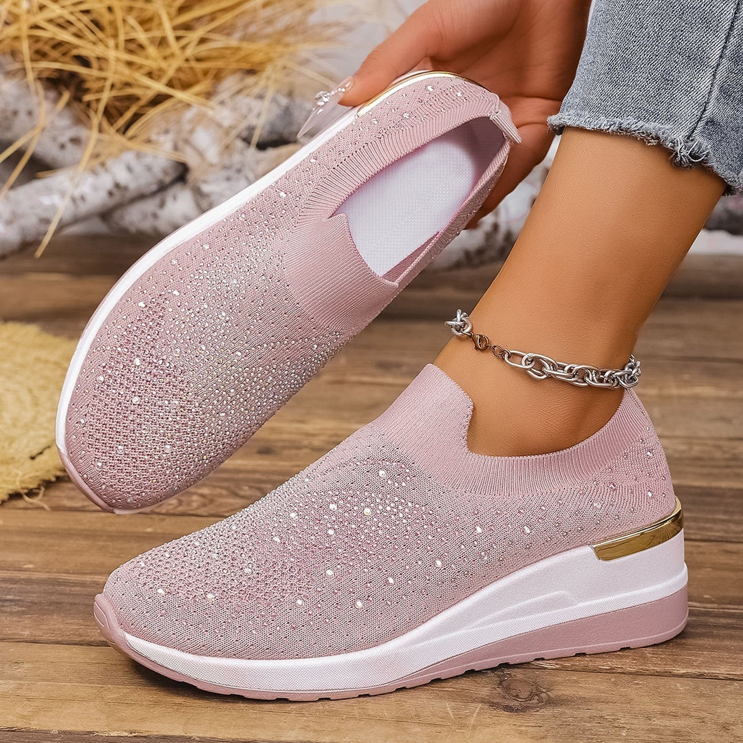 Damen Glitzernde Slip-On Sneaker EB