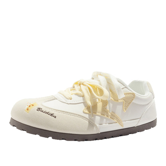 Damen Sportliche Sneaker mit trendiger Spitze und elastischem Schnellschnürsystem EB