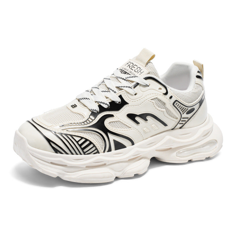 Damen Sportliche Sneakers mit atmungsaktivem Mesh-Obermaterial und dämpfendem Sohlenprofil EB