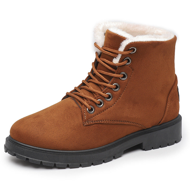 Damen Warmgefütterte Winterstiefel mit rutschfester Profilsohle EB