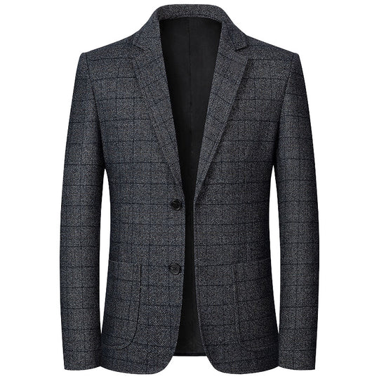 Herren Sakko Glencheck Slim Fit mit leichter Innenfütterung EB