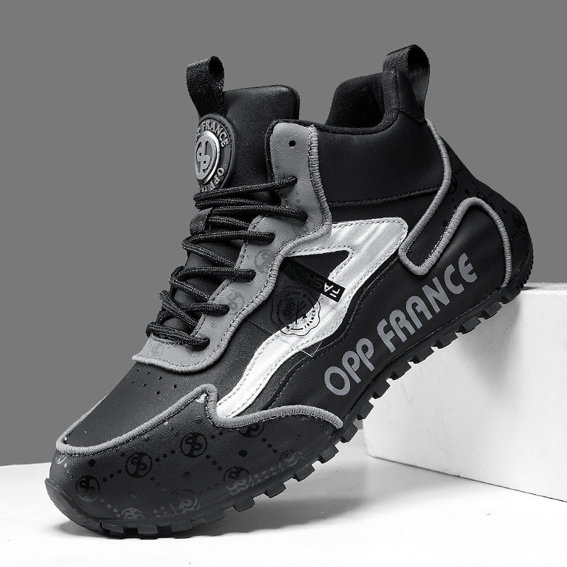 Damen Trendige High-Top Sneakers mit rutschfester Sohle und atmungsaktivem Obermaterial EB
