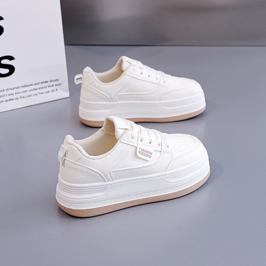 Damen modische Sneakers mit dicker Sohle und atmungsaktiver Oberfläche EB