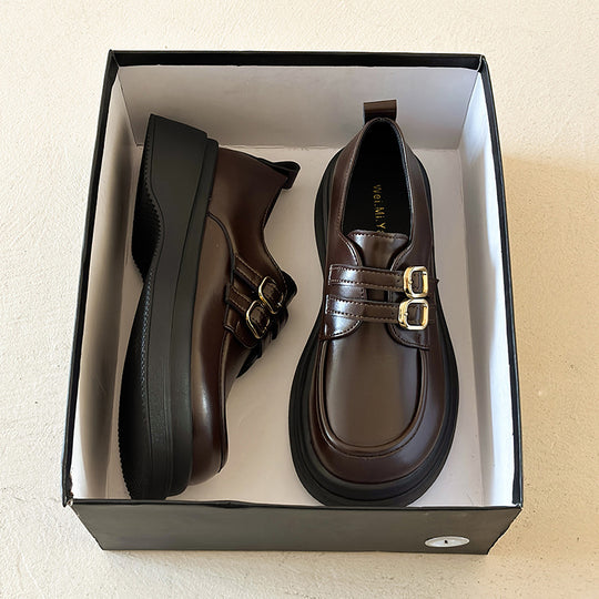 Damen Komfortable Biker-Schuhe mit geschlossenen Schnallen EB