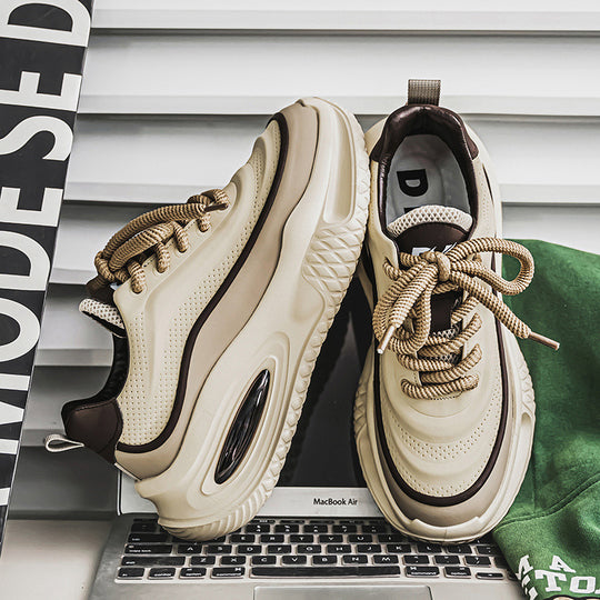 Damen komfortable Chunky Sneakers mit dämpfender Luftpolstersohle EB