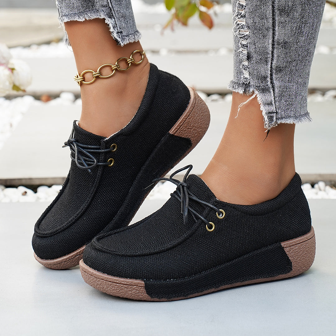 Damen Komfortable Sneaker mit atmungsaktivem Obermaterial und rutschfester Sohle EB