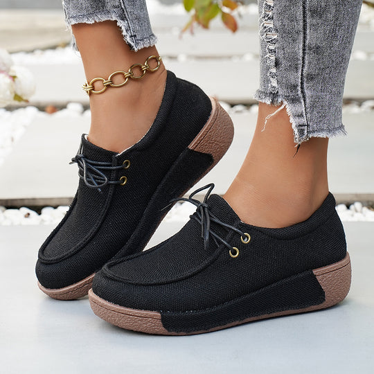 Damen Komfortable Sneaker mit atmungsaktivem Obermaterial und rutschfester Sohle EB