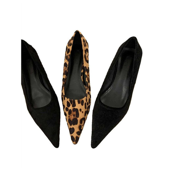 Damen modische spitze Pumps mit elegantem Absatz EB