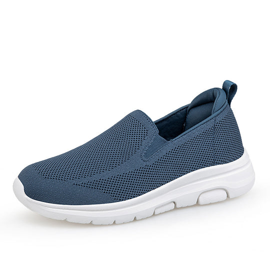 Damen Slip-On Fitnessschuhe mit atmungsaktiver Mesh-Oberfläche EB