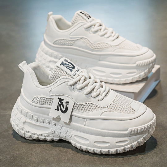 Damen Sportliche Sneakers mit atmungsaktiver Mesh-Oberfläche und dämpfender Sohle EB