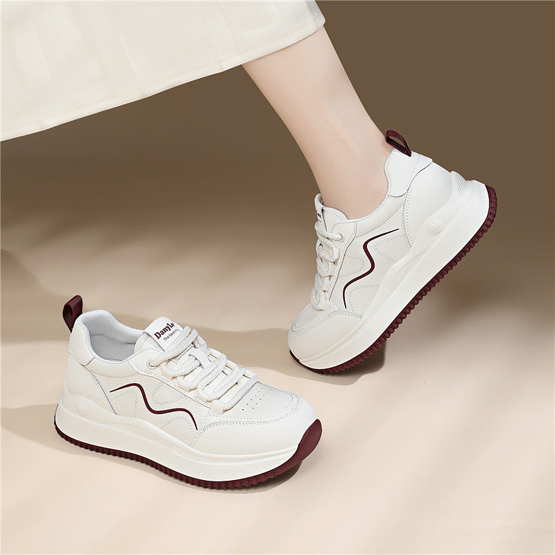 Damen sportliche Lauf- und Fitness-Sneaker mit gepolsterter Sohle EB