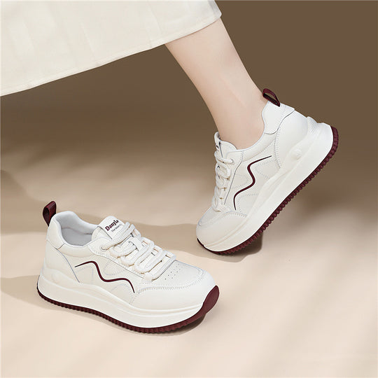 Damen sportliche Lauf- und Fitness-Sneaker mit gepolsterter Sohle EB