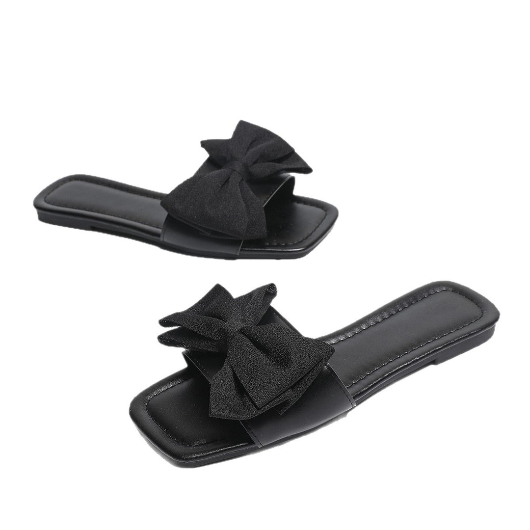 Damen Bogen-Sandalen mit dekorativem Schleifen-Detail EB