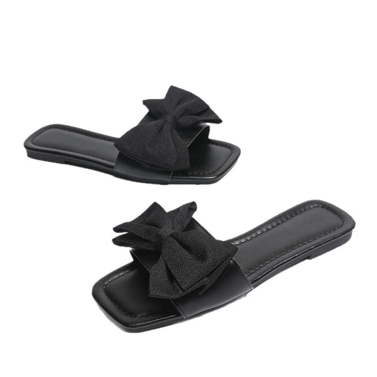 Damen Bogen-Sandalen mit dekorativem Schleifen-Detail EB