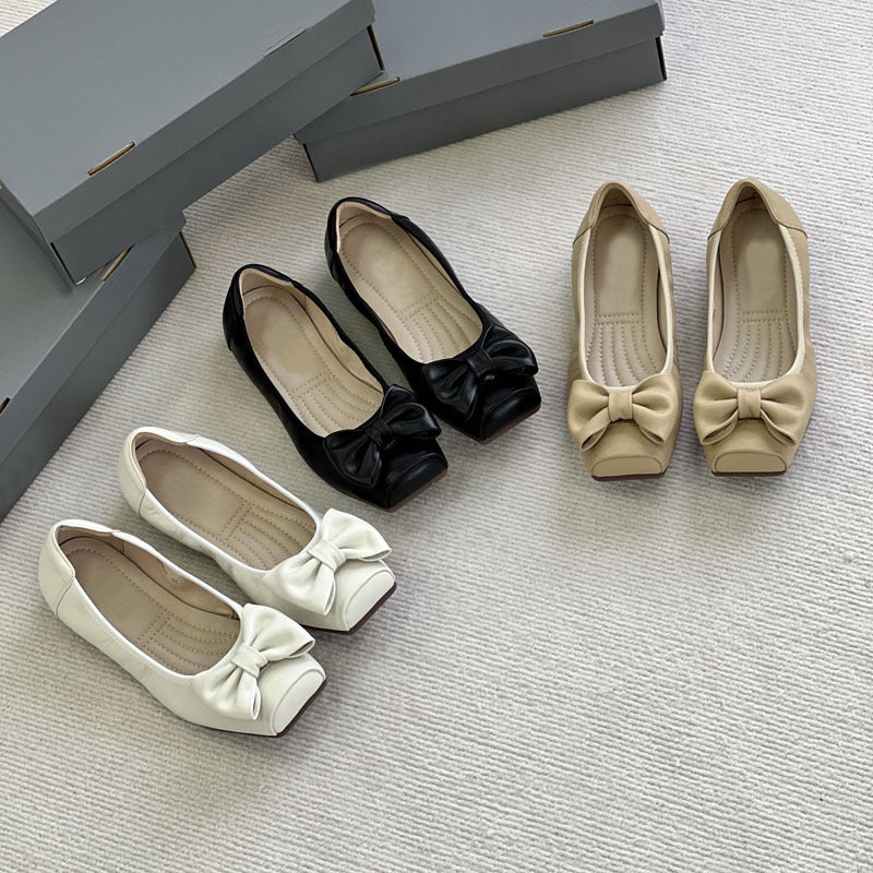 Damen Ballerinas mit elegantem Schleifen-Akzent EB