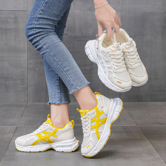 Damen Laufsohlen Sneakers mit atmungsaktivem Obermaterial EB