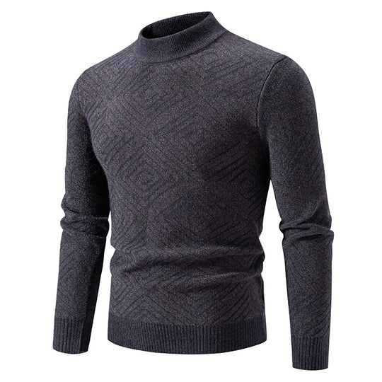 Herren eleganter Pullover mit Strukturmuster EB