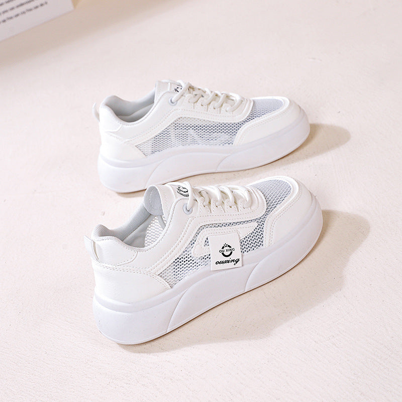 Damen Freizeitsneaker mit atmungsaktivem Netzmaterial und dämpfender Sohle EB
