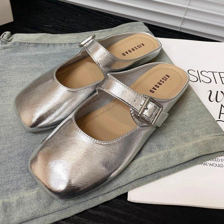 Damen Komfortable Mary Jane Schuhe mit verstellbarem Riemen und modischem Design EB