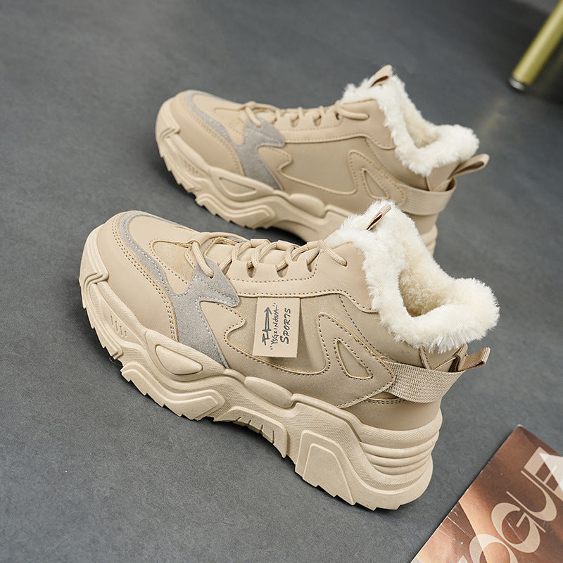 Damen Winter Sneakers mit isolierendem Futter und rutschfester Sohle EB
