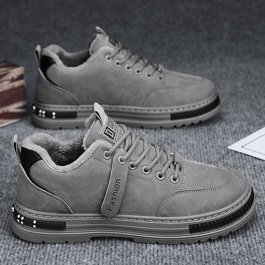 Damen modische Sneakers mit kuscheligem Innenfutter und rutschfester Sohle EB