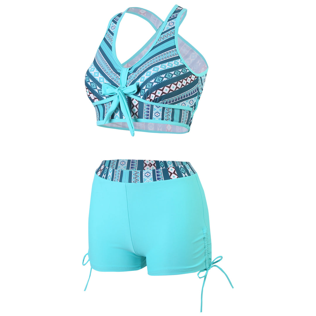 Damen Sportlicher Badeanzug mit innovativem Kreuzträgerdesign EB