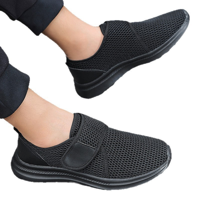 Damen Atmungsaktive Freizeit-Sneaker mit verstellbarem Klettverschluss EB