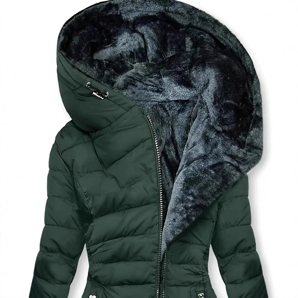 Damen Langzeit-Winterjacke mit weichem Innenfutter EB