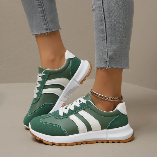 Damen Freizeitsneaker mit atmungsaktiver Oberflächenstruktur und rutschfester Sohle EB
