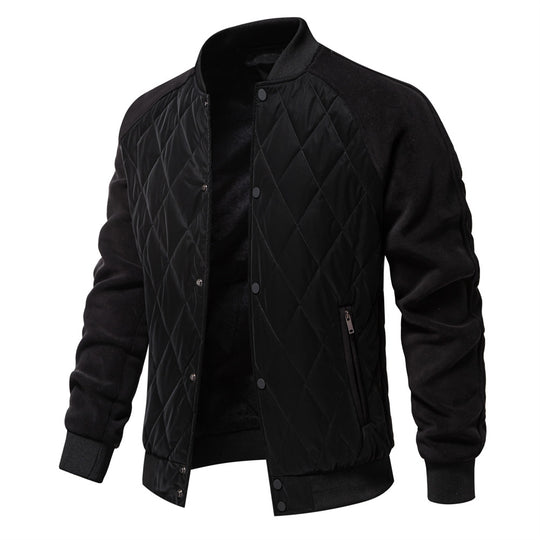 Herren Steppjacke mit modernem Design und praktischen Taschen EB