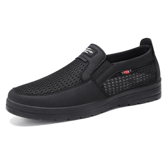 Damen Sportliche Slip-On Schuhe mit elastischem Mesh-Obermaterial und rutschfester Sohle EB