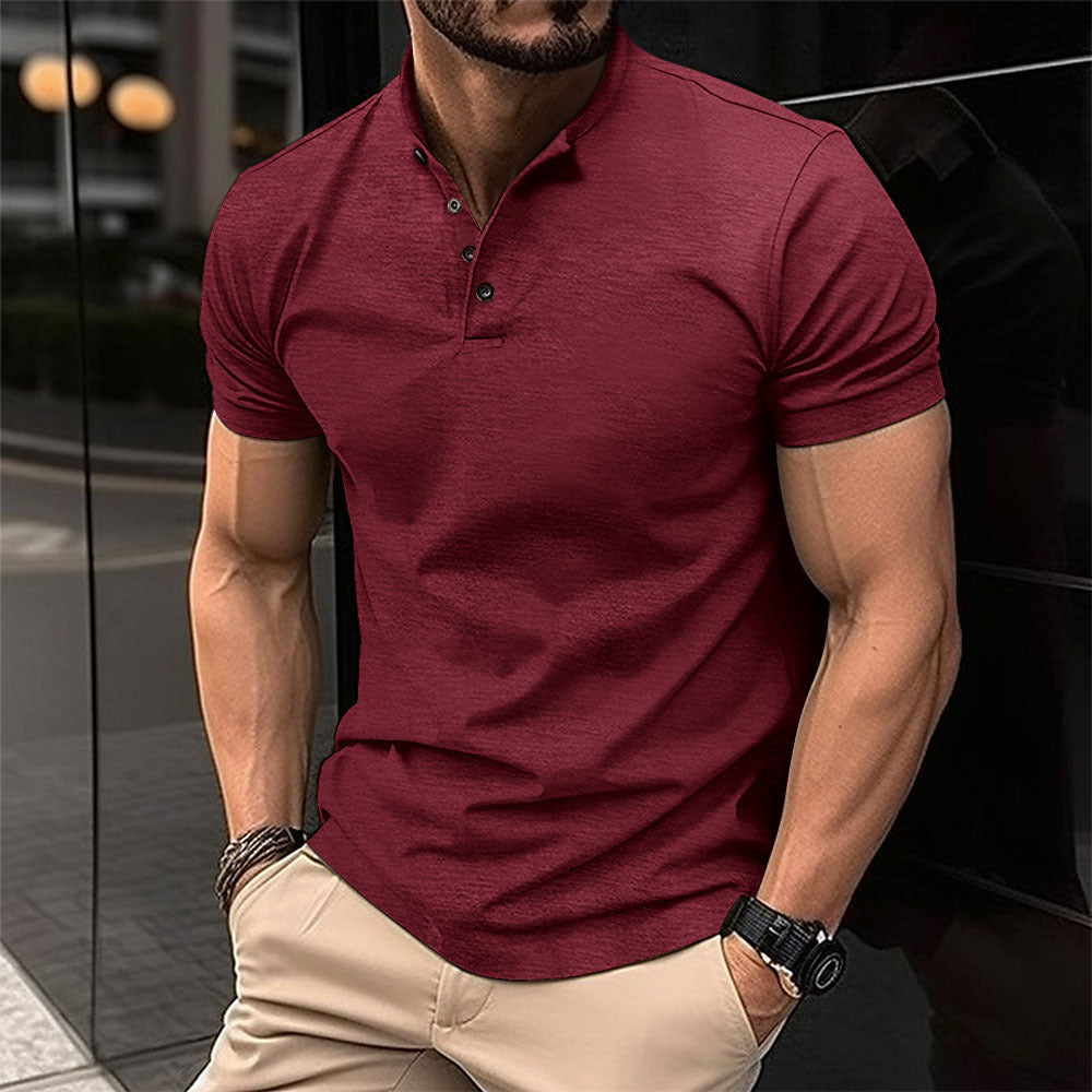 Herren Polohemd mit Knopfleiste und Kurzarm EB