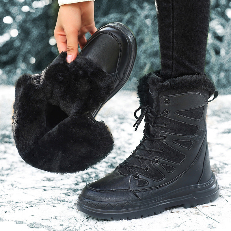 Damen Winterboots mit abnehmbarem Futter und rutschfester Sohle EB