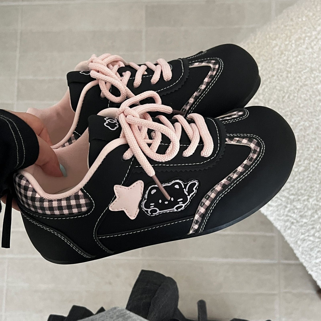 Damen Verspielte Sneakers mit kreativem Motiv und bequemer Polsterung EB
