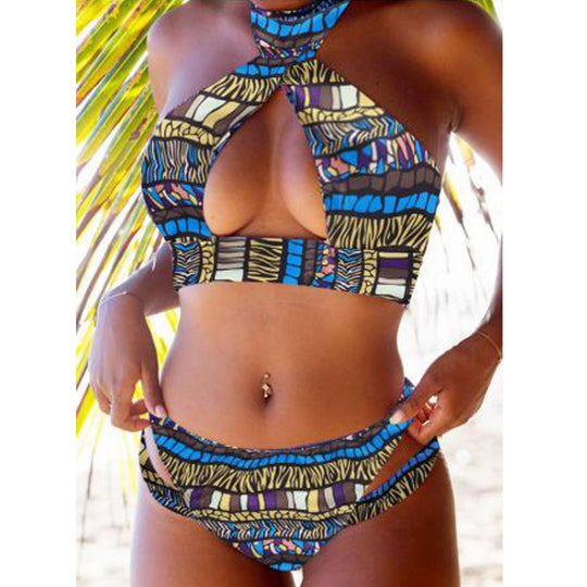 Damen Crop-Bikini-Set mit verspieltem Design EB