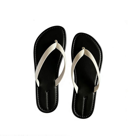 Damen Elegante Flip-Flops mit ergonomischem Fußbett und rutschfester Sohle EB