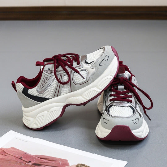 Damen Multicolor Laufschuhe mit atmungsaktiver Obermaterialstruktur und rutschfester Sohle EB