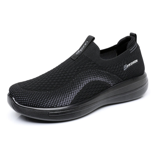 Damen Slip-On Laufschuhe mit atmungsaktiver Oberflächenstruktur EB