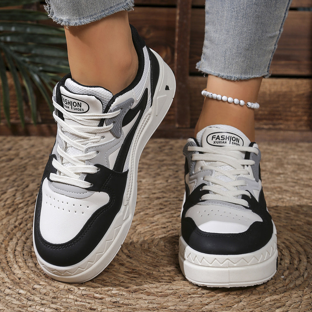 Damen Sneakers mit hochdämpfender Laufsohle und sportlichem Design EB