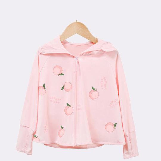 Damen Atmungsaktive Sportjacke mit UV-Schutz und Kapuze EB