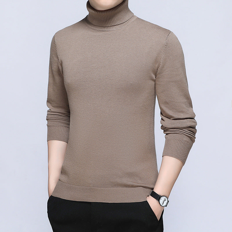Herren Rollkragenpullover aus hochwertiger, atmungsaktiver Baumwolle EB
