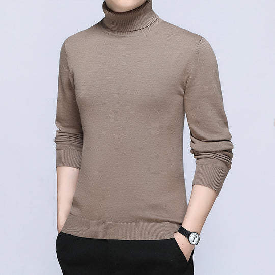 Herren Rollkragenpullover aus hochwertiger, atmungsaktiver Baumwolle EB