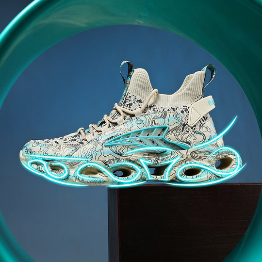 Damen Sportliche Laufsneaker mit innovativer Dämpfungstechnologie und elastischem Obermaterial EB
