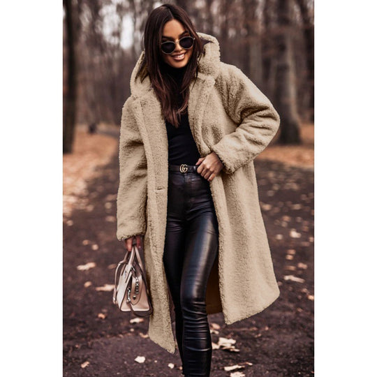 Damen Kuscheliger Oversized-Mantel EB