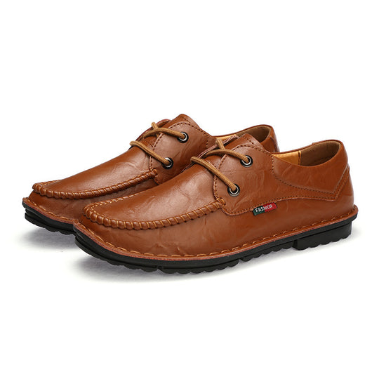 Herren Elegante und bequeme Lederhalbschuhe EB