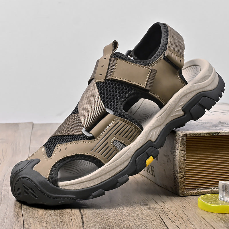 Herren Sportliche Outdoor-Sandalen mit atmungsaktivem Netz und rutschfester Sohle EB