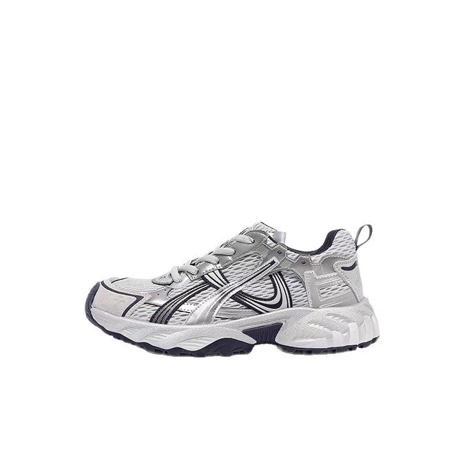Damen Sportliche Sneakers mit atmungsaktiver Mesh-Oberfläche und robustem Profil EB