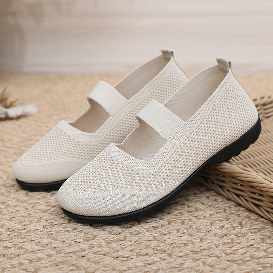 Damen Atmungsaktive Freizeitschuhe mit elastischem Riemen EB